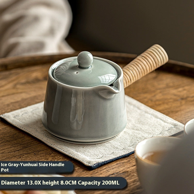 Théière passoire en porcelaine style japonais