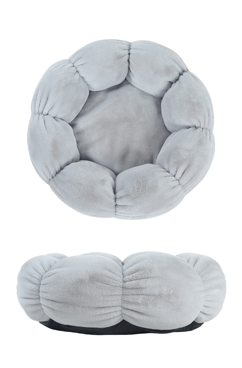Nid douillet forme de fleur - Ultra doux pour chien et chat